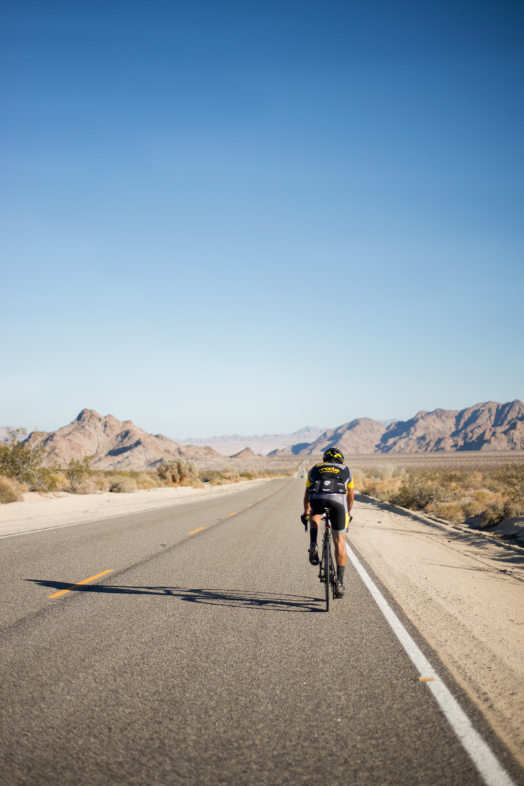 Riding a bike across the California desert