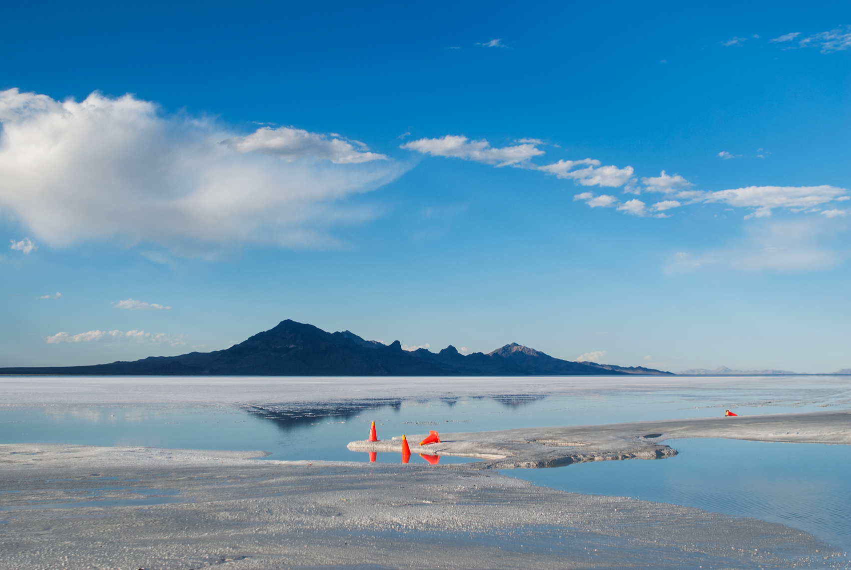 Bonneville Salt Flats landscape