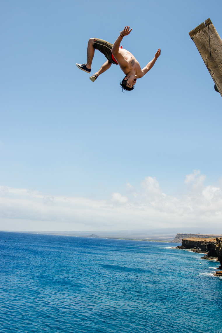 Cliff Jumping in Hawaii