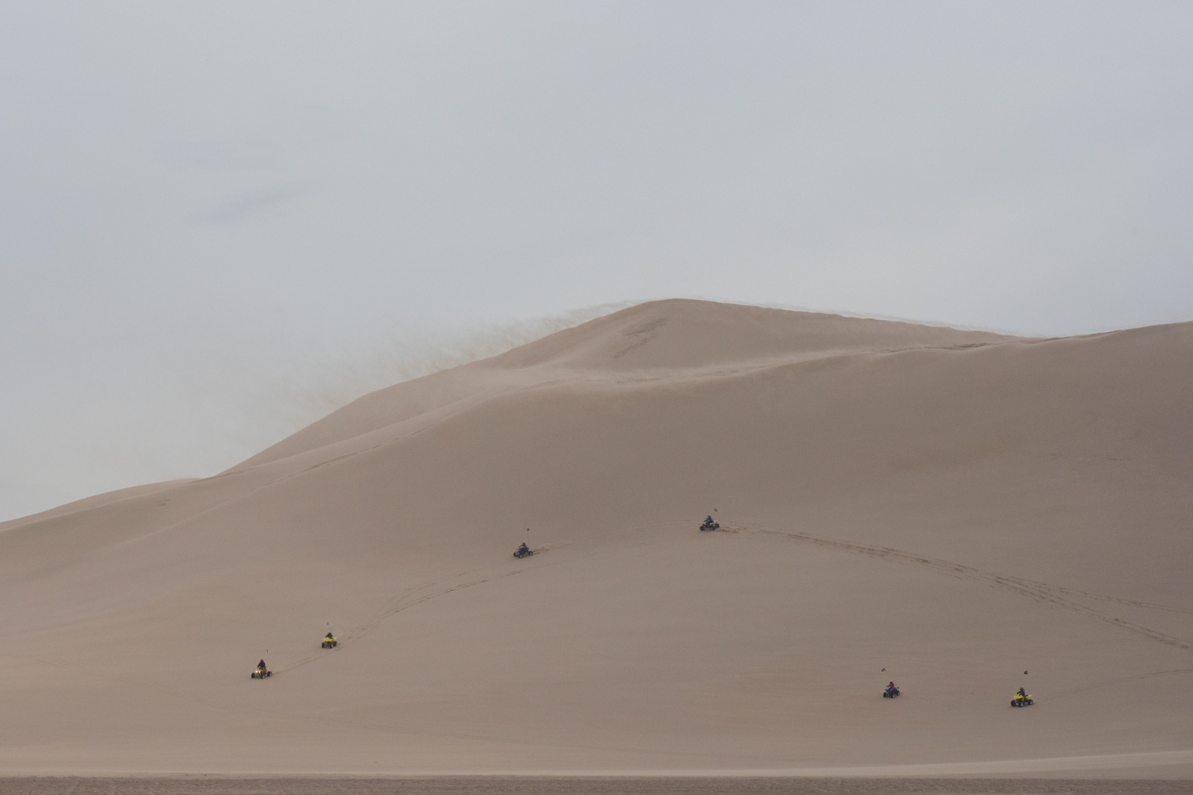 Sand dunes in Southern California desert