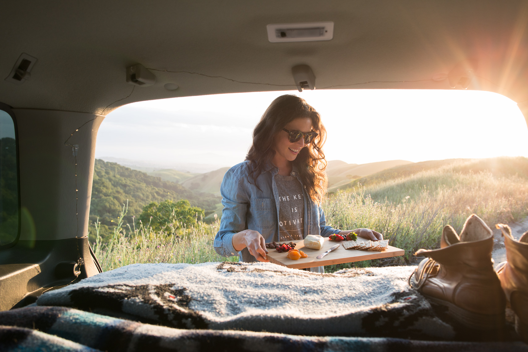 vanlife cheese board